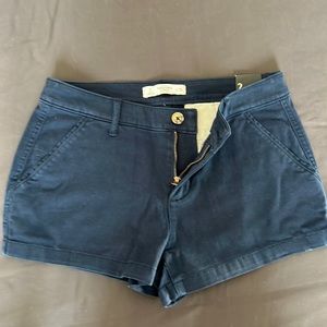 Navy blue chino shorts, NWT